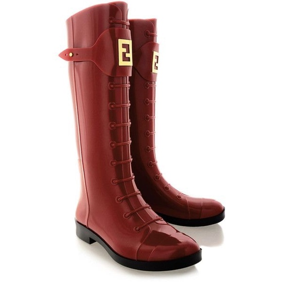 fendi rain boots